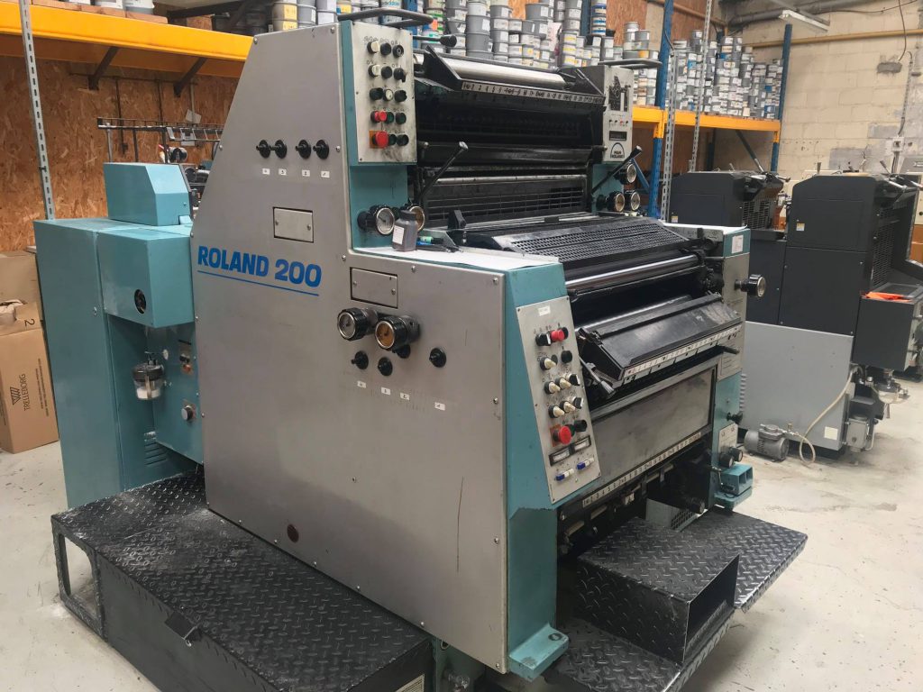 Offset ROLAND 202 TOB 2 couleurs 52 x 74cm